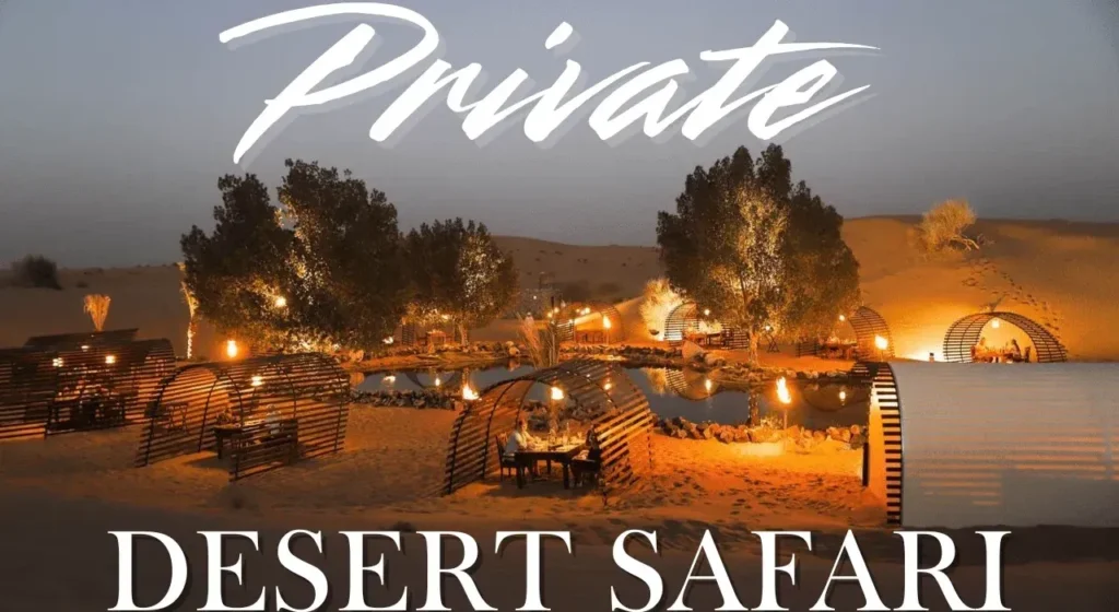 evening desert safari dubai